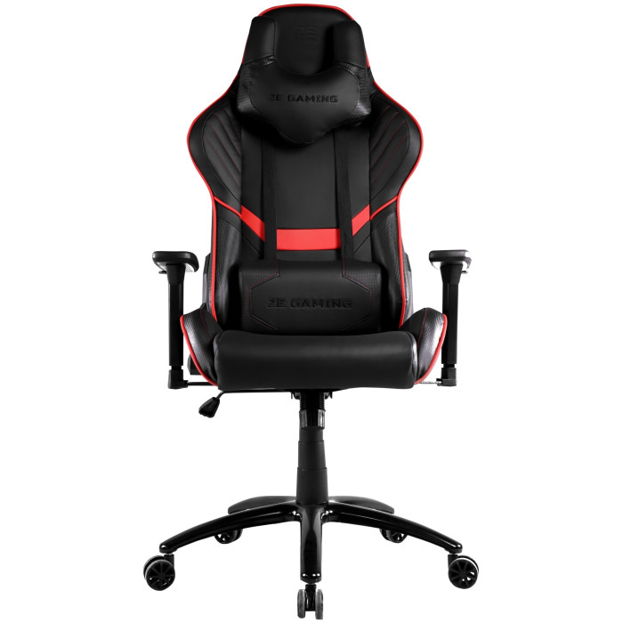 Игровое кресло 2E 2E-GC-HIB-BKRD, черный, красный