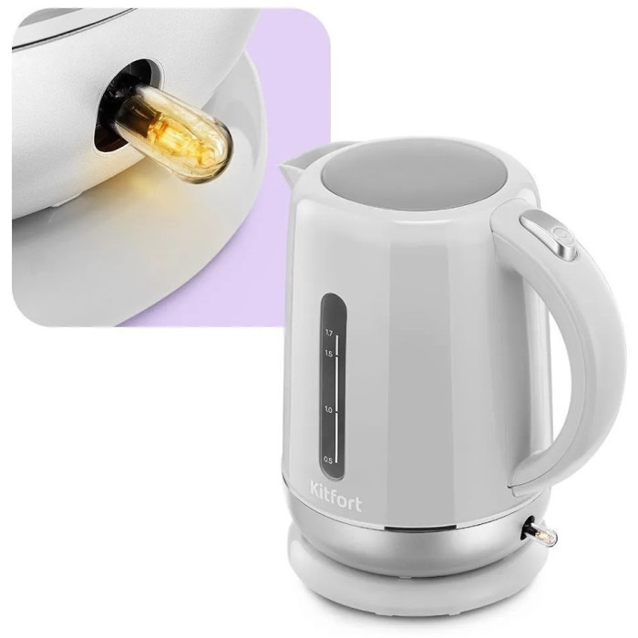 Электрочайник Kitfort КТ-8705 белый