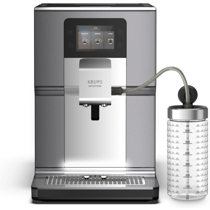 Кофемашина Krups Intuition Preference+ EA875E10 серебристый