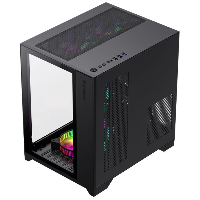 Game Max Gamemax Infinity Mini 7 ARGB Fans + Controller Black без Б/П черный