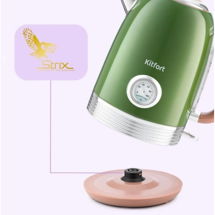 Электрочайник Kitfort КТ-6110 зеленый