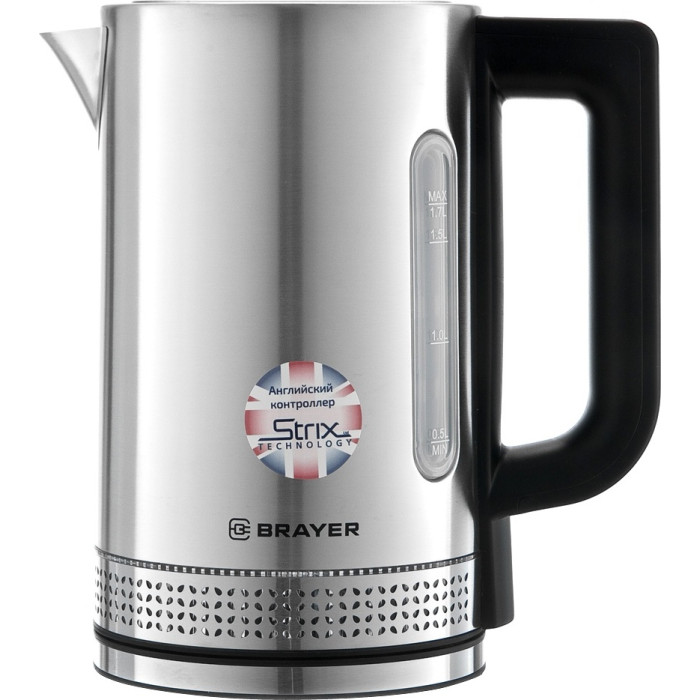 Электрочайник BRAYER BR1060 стальной