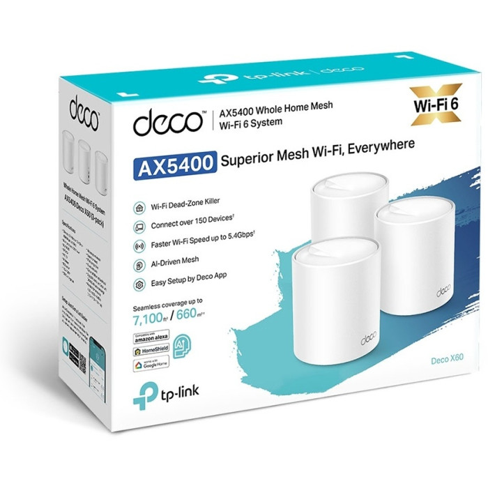 Wi-Fi антенна TP-LINK Deco X60(3-pack)