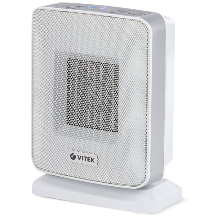 Тепловентилятор Vitek VT-2052 белый-серебристый