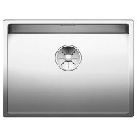 Кухонная мойка Blanco Claron 550 - U 59х44х19 см, нержавеющая сталь, тон серый
