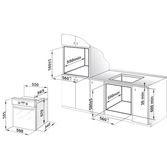 GEFEST ЭДВ ДА 622-02 Б белый