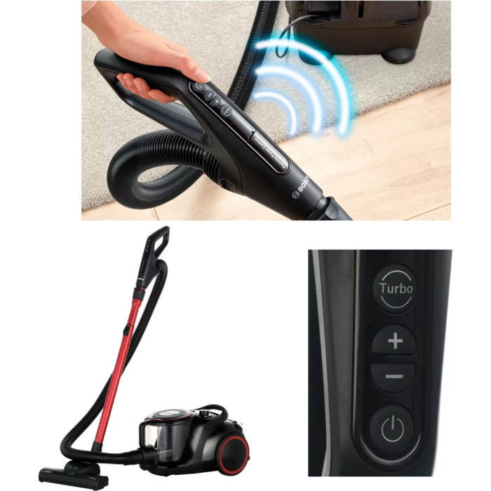 Bosch BGS41POW1 черный