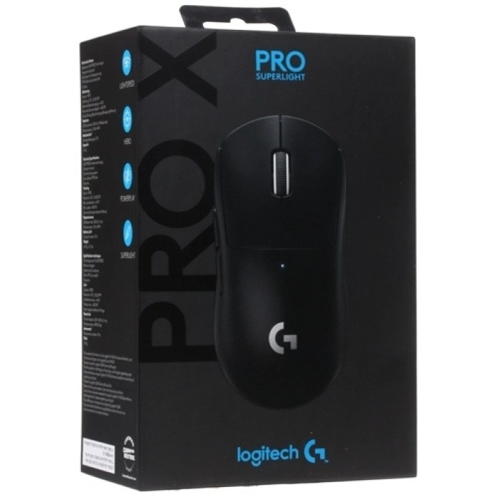 Logitech Pro X Superlight черный