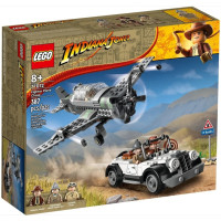 Конструктор LEGO Indiana Jones Преследование истребителя, деталей 387 шт