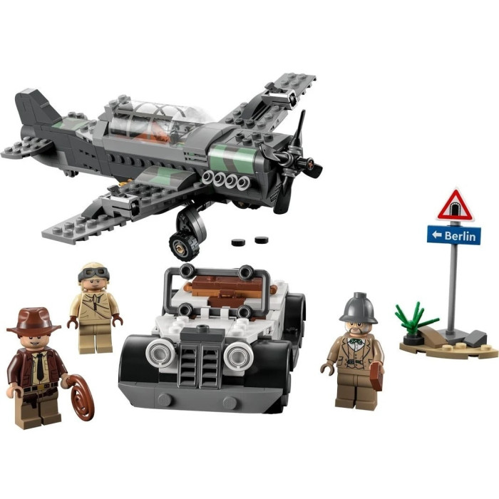 Конструктор LEGO Indiana Jones Преследование истребителя, деталей 387 шт