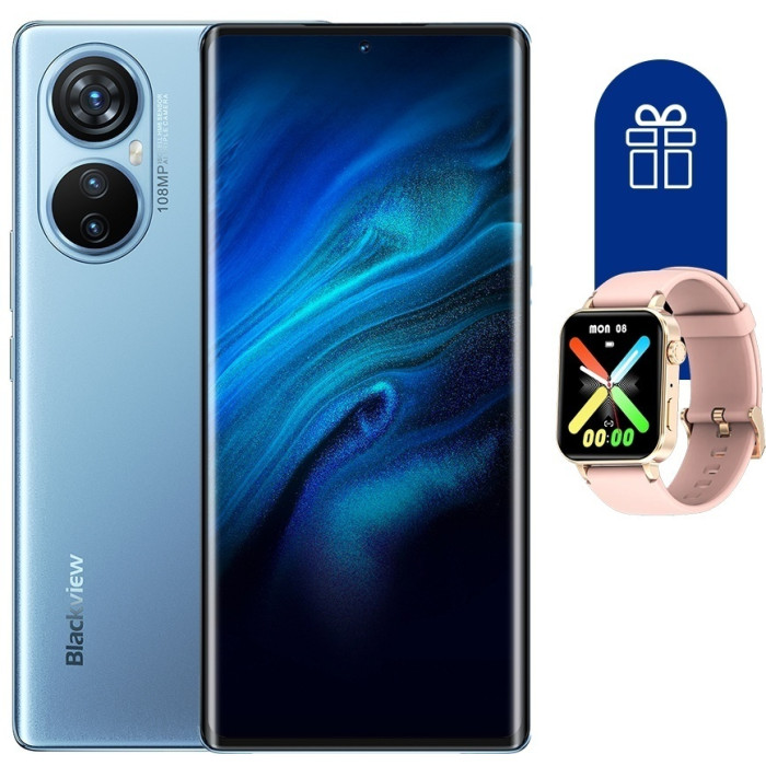 Blackview A200 Pro 12 ГБ/256 ГБ голубой + подарок