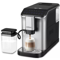 Кофемашина Kitfort КТ-7166 черный, стальной