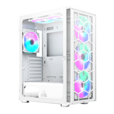 Корпус Montech X3 GLASS (W) ATX/Micro-ATX/Mini-ITX 1xUSB3.0 2xUSB2.0 1xAudio 1xMic Белый 37091