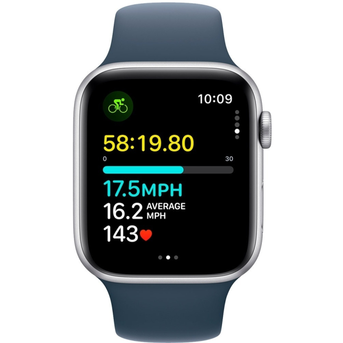 Apple Watch SE 2 Gen (2023) GPS S/M 40 мм серебристый-синий