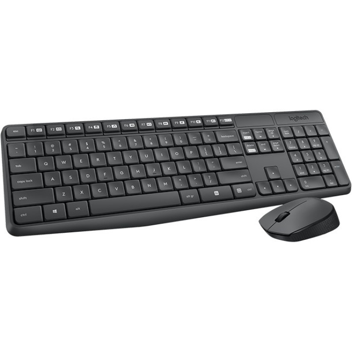 Logitech MK235 Wireless Combo черный