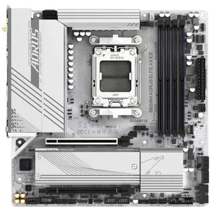 GIGABYTE B650M Aorus Elite AX ICE