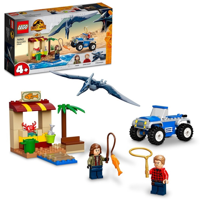 Конструктор LEGO Погоня за птеранодоном, деталей 194 шт