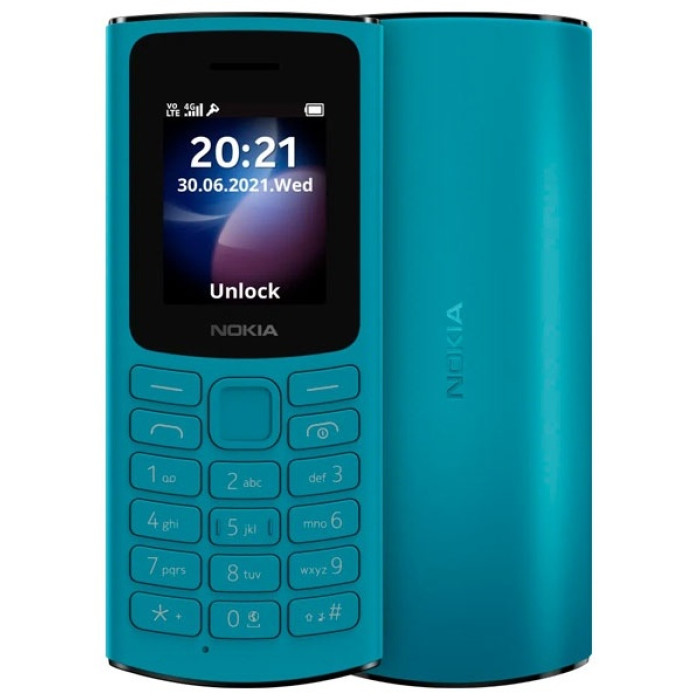 Nokia 105 DS 2021 голубой