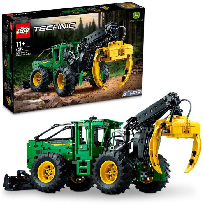 Конструктор LEGO Трелевочный трактор John Deere 948L-II, деталей 1492 шт
