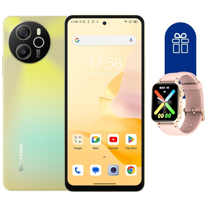Blackview SHARK 8 + W10 8 ГБ/128 ГБ золотистый