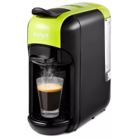 Кофеварка Kitfort KT-7105-2 черный, зеленый