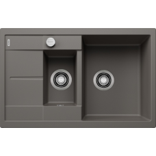 Blanco Metra 6 S Compact 527297 вулканический серый врезная 78х50х19 см, искусственный гранит