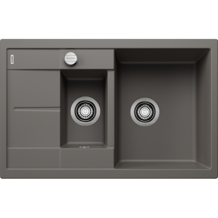 Blanco Metra 6 S Compact 527297 вулканический серый врезная 78х50х19 см, искусственный гранит