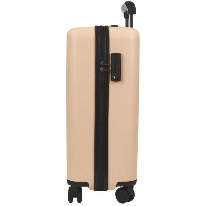 Чемодан NinetyGo Danube Max Luggage 220224 поликарбонат, полиэстер 38 л розовый