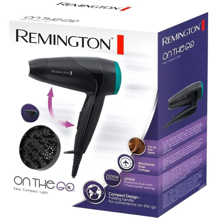 Remington D1500 компактный фен 2000 Вт