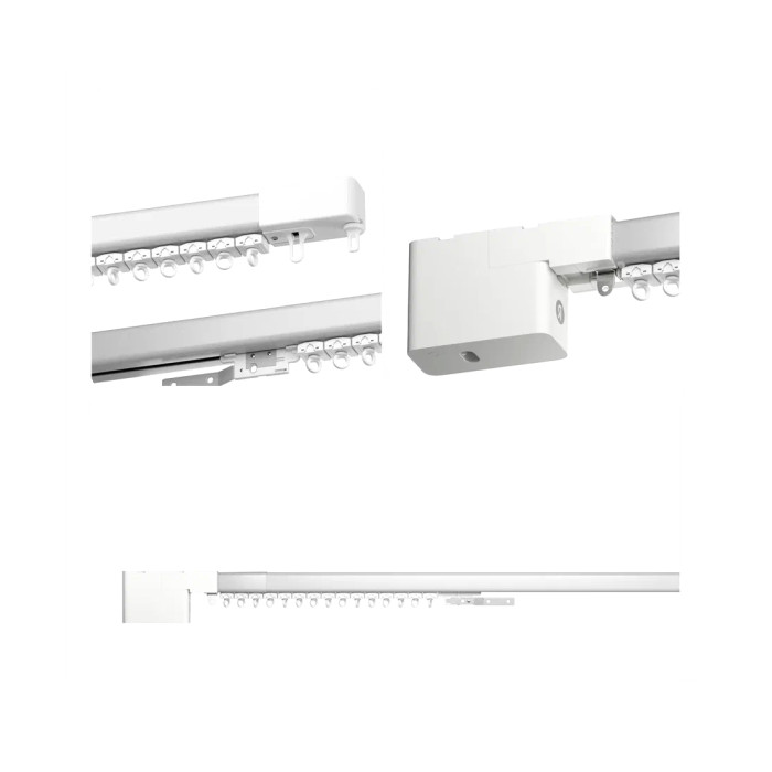 Умный карниз для штор Яндекс, длина 1,8-3 м, работает с Алисой, Zigbee<br>84974