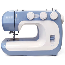 Janome J255 белый, голубой