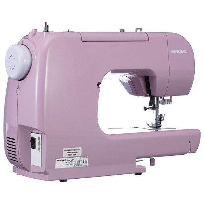 Janome J590 белый, розовый