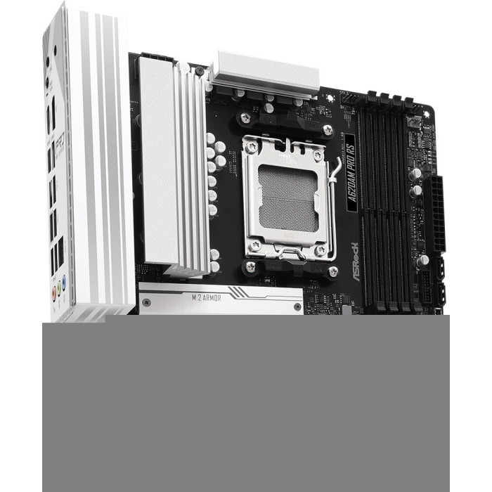 Материнская плата ASRock A620AM PRO RS AM5 4xDDR5 2xSATA3 RAID 3xM.2 Type-C HDMI DP mATX