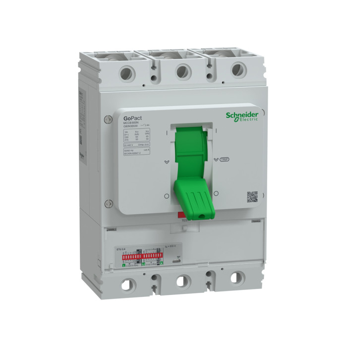 Автоматический выключатель SE G80N3E630 G800N 50kA 3П3Т 630A элек.<br>85020