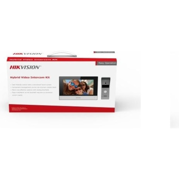 Hikvision видеодомофон DS-KIS303-P серебристый, черный