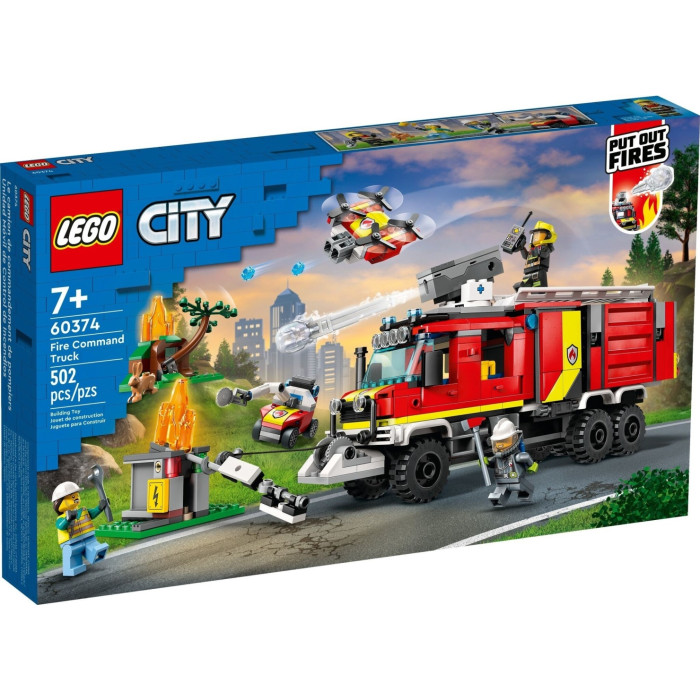 Конструктор LEGO City Пожарная машина, деталей 502 шт