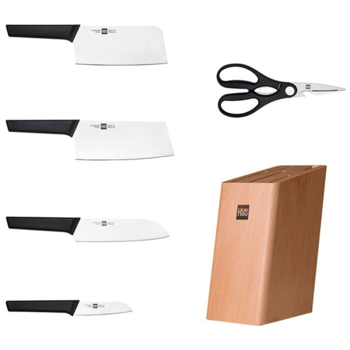 Huo Hou набор ножей HU0057, лезвие: сталь 4 шт