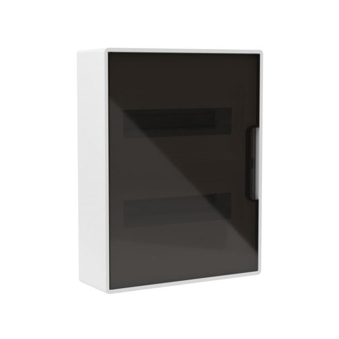 Щиток настенный FRAME белый DKC F24W1WD 24 модуля с тонированной дверцей<br>85168