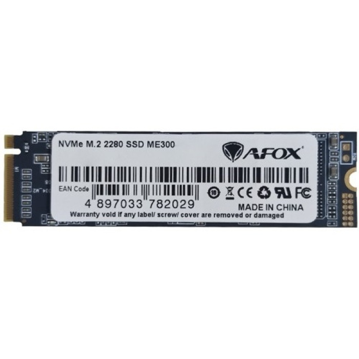 SSD M.2 PCIe 512 GB Afox ME300-512GN, PCIe 3.0 x4, NVMe