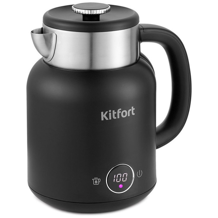 Электрочайник Kitfort КТ-6196-1 черный