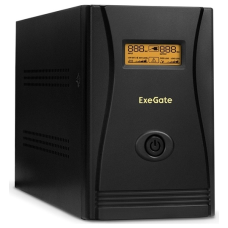 Источник бесперебойного питания ExeGate LLB-1000.LCD.AVR.4SH.RJ.USB