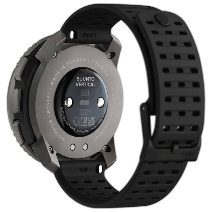 Suunto VERTICAL Titanium Solar серый-черный