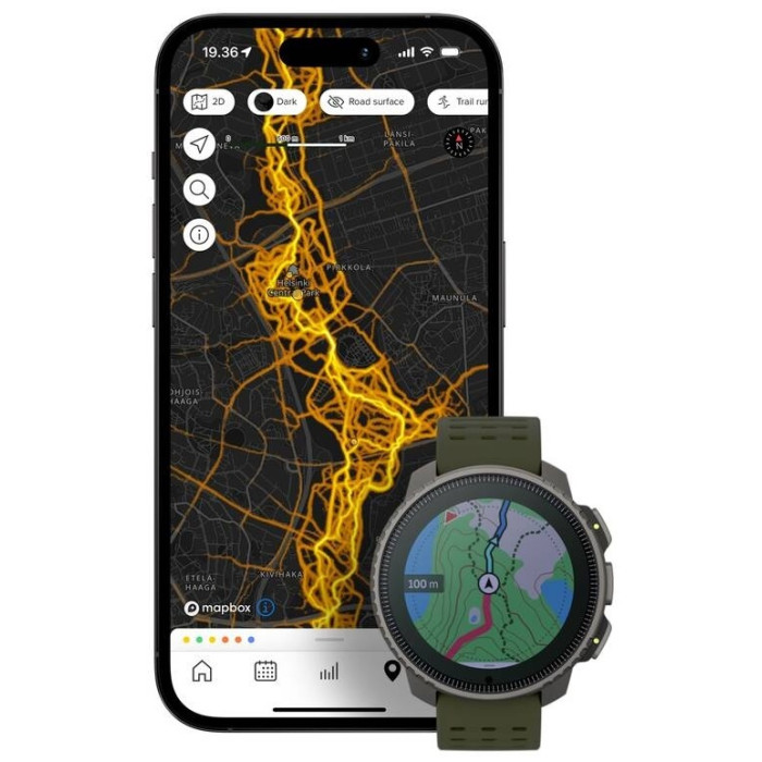 Suunto VERTICAL Titanium Solar серый-зеленый