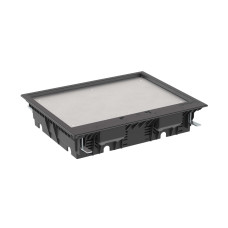 Лючок напольный c изменяемой глубиной DKC 88324 24 модуля Чёрный<br>85297