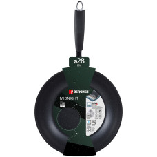 Сковорода Bergner WOK Midnight BG BG-30129-GR 28x8 cm
