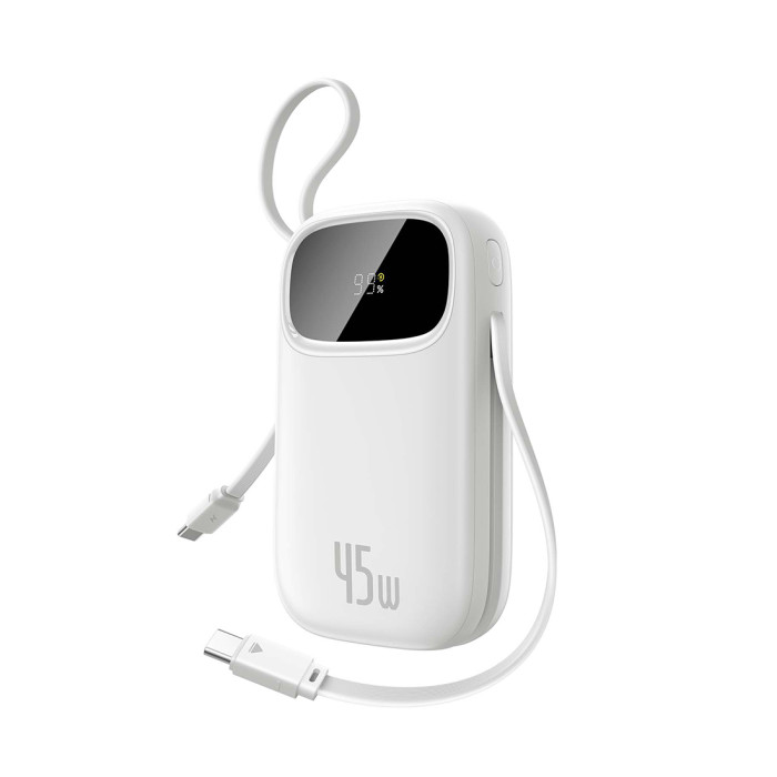 Портативный внешний аккумулятор Baseus EnerFill FC31 10000mAh 45W White (P10082102213-00)<br>85304