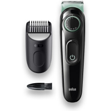 Триммер для бороды и усов Braun BT3321, 1 насадка, мятно-черный