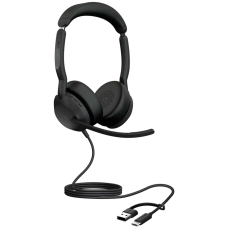 Наушники Jabra Evolve2 50 USB C/A MS Stereo черный