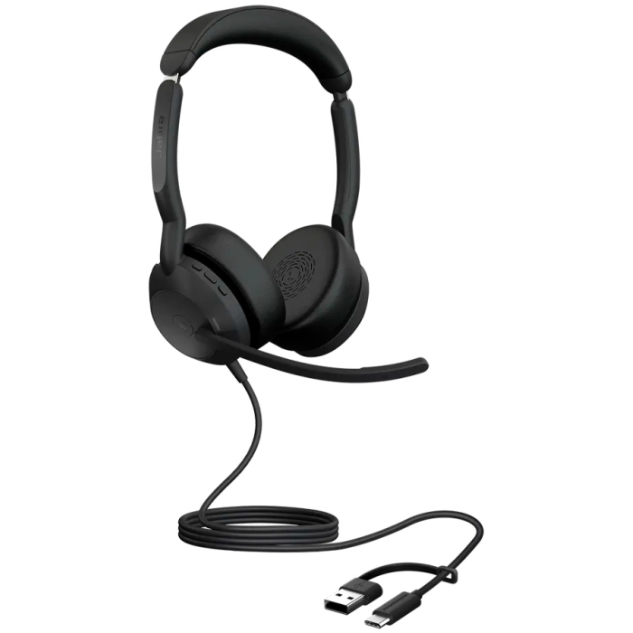 Наушники Jabra Evolve2 50 USB C/A MS Stereo черный