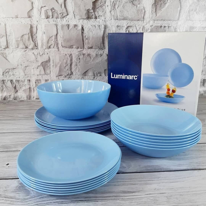 Сервиз столовый Luminarc Diwali Light Blue P 2961 19 в 1